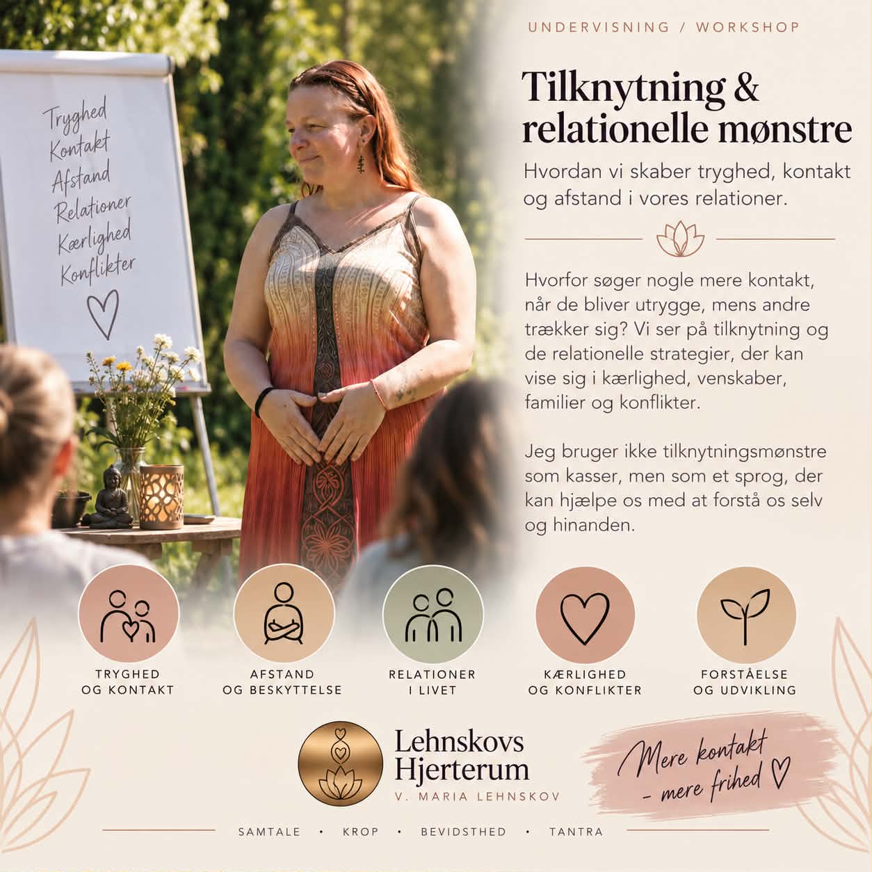 Tilknytning og relationelle mønstre – undervisning ved Maria Lehnskov